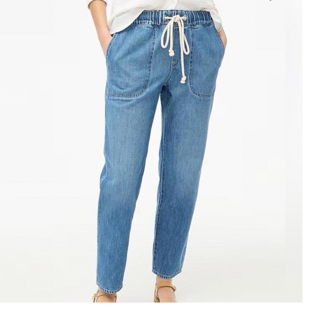J. Crew Denim Drawstring Pant 29